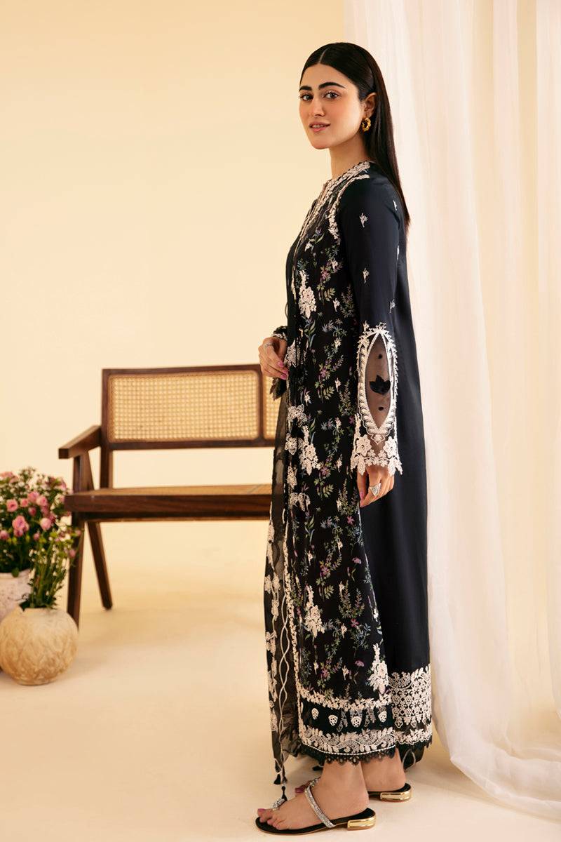 Qalamkar | Qlinekari Luxury Lawn | SQ-03 MARWA - Pakistani Designer Dress - by Qalamkar | Type: Luxury - 100% Original at Saira Sultan