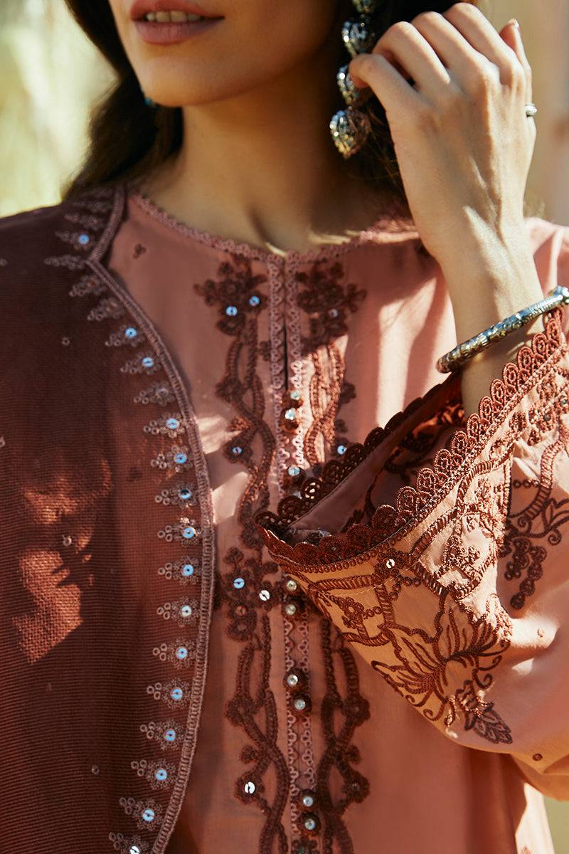 Cross Stitch | Premium Lawn 24 | ARID SAND - Pakistani Designer Dress - by Cross Stitch | Type: Formal - 100% Original at Saira Sultan