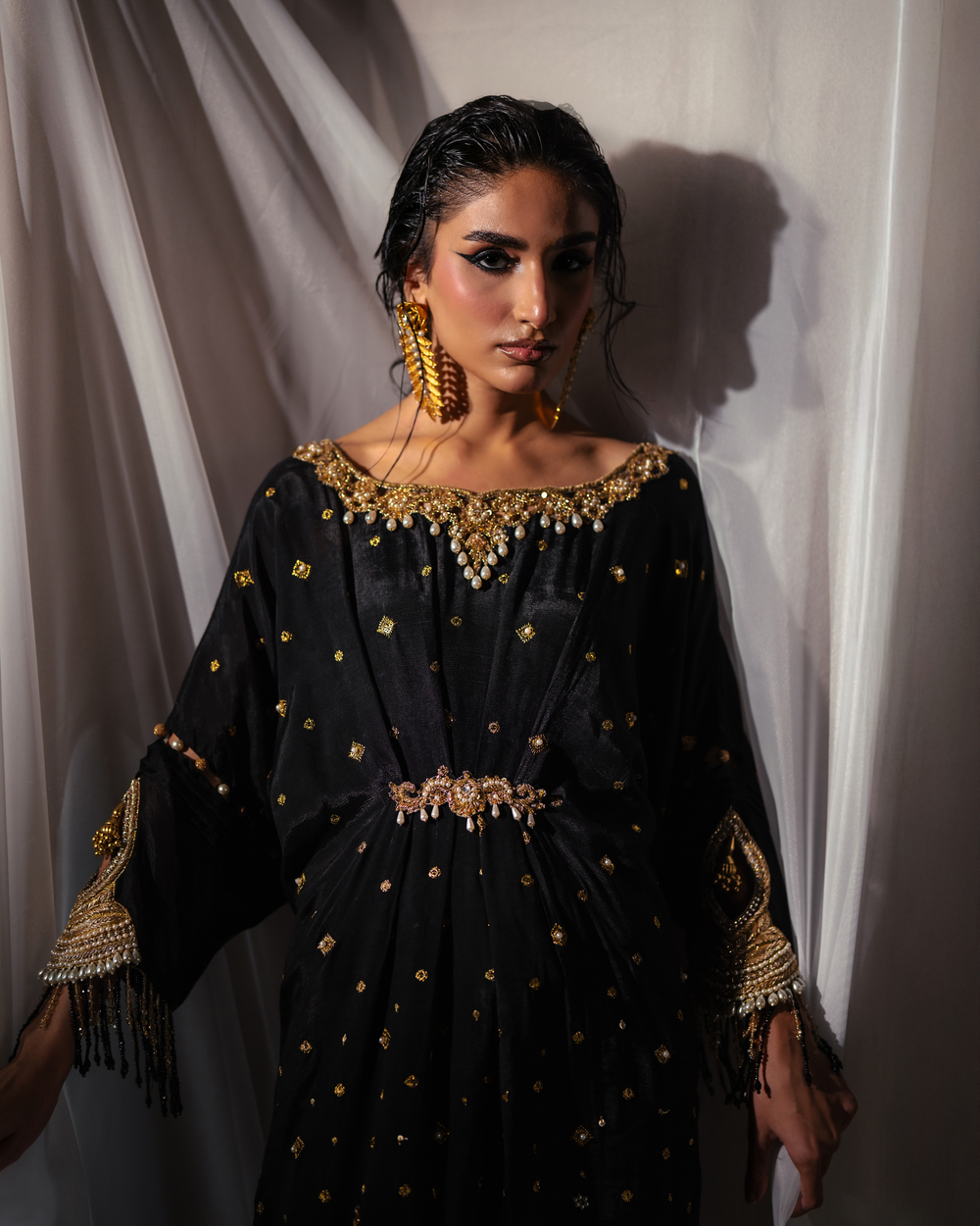 Vasal | Zyra Luxe Pret 26 | Black Orchid - Pakistani Designer Dress - by Vasal - Type : Ladies Clothes - 100% Original at Saira Sultan