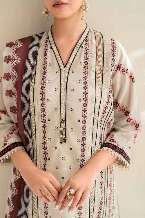 Baroque | Luxury Pret 24 | LAWN UF-678 - Pakistani Designer Dress - by Baroque | Type: Luxury - 100% Original at Saira Sultan
