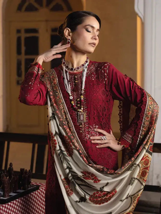 Faiza Faisal | Maya Luxury Lawn | Elif - Pakistani Designer Dress - by Faiza Faisal | Type: Luxury - 100% Original at Saira Sultan