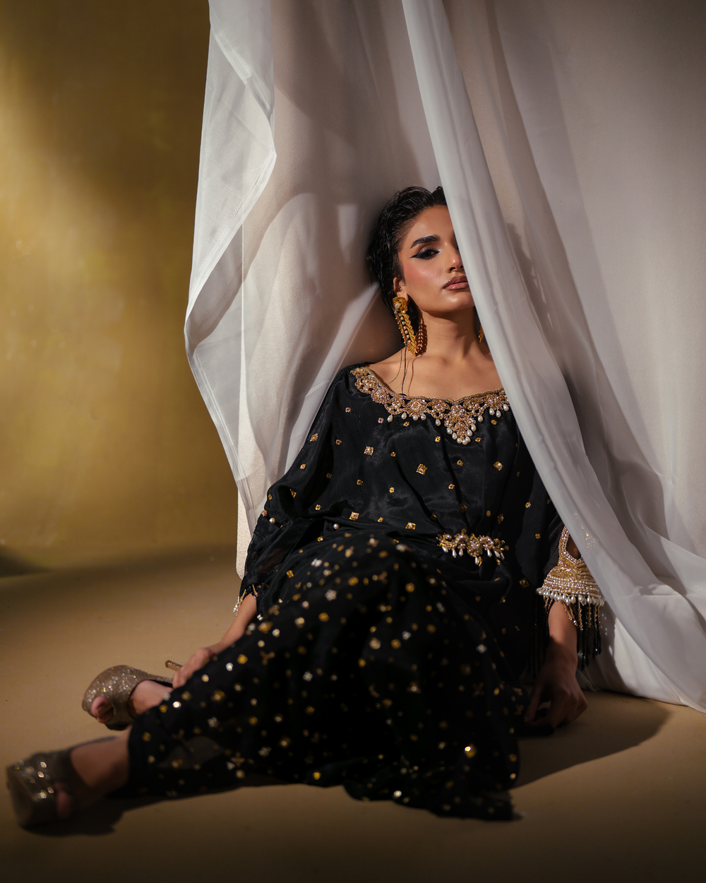 Vasal | Zyra Luxe Pret 26 | Black Orchid - Pakistani Designer Dress - by Vasal - Type : Ladies Clothes - 100% Original at Saira Sultan