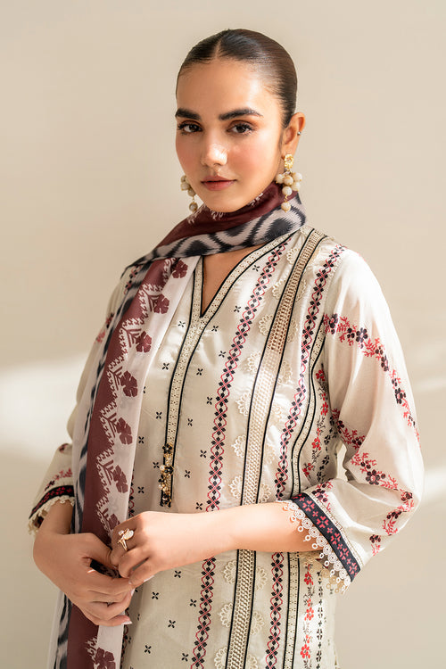 Baroque | Luxury Pret 24 | LAWN UF-678 - Pakistani Designer Dress - by Baroque | Type: Luxury - 100% Original at Saira Sultan