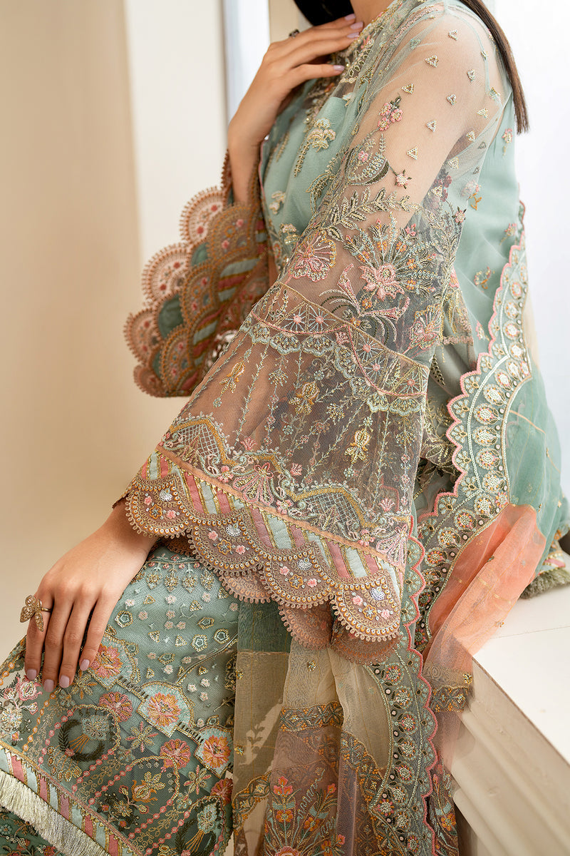 Baroque | Formal Collection | NET UF-620 L Ice Blue Net