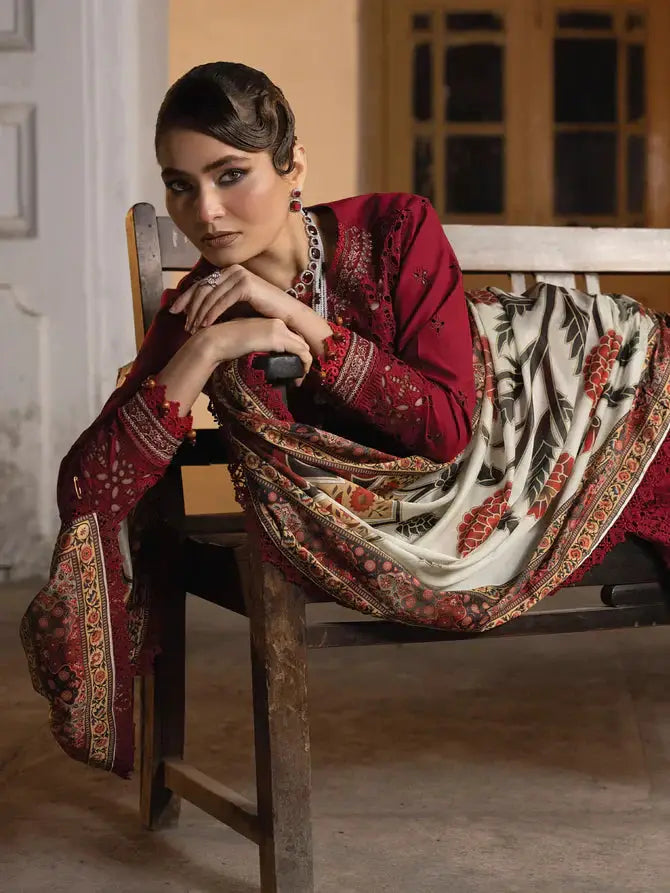 Faiza Faisal | Maya Luxury Lawn | Elif - Pakistani Designer Dress - by Faiza Faisal | Type: Luxury - 100% Original at Saira Sultan