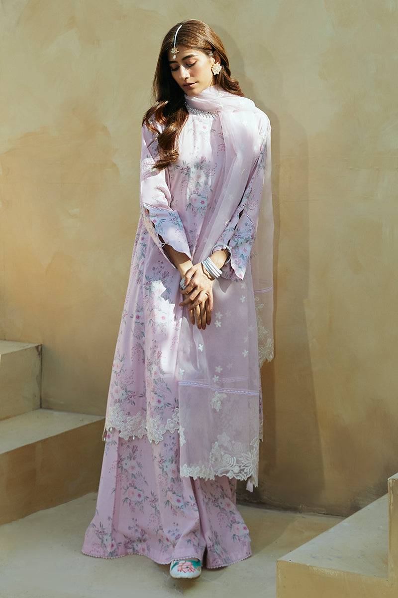 Cross Stitch | Premium Lawn 24 | SHADOW BERRY - Pakistani Designer Dress - by Cross Stitch | Type: Formal - 100% Original at Saira Sultan