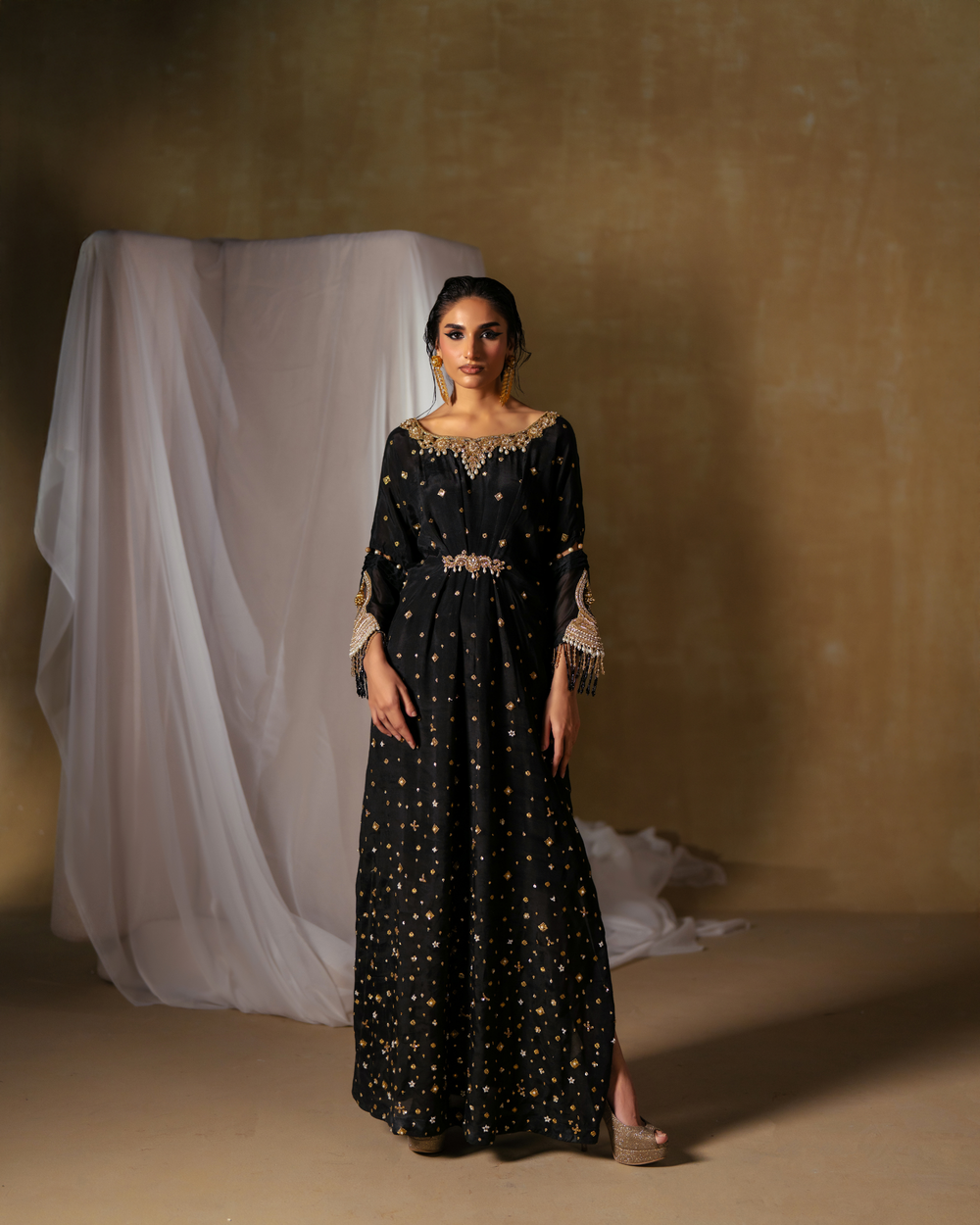 Vasal | Zyra Luxe Pret 26 | Black Orchid - Pakistani Designer Dress - by Vasal - Type : Ladies Clothes - 100% Original at Saira Sultan