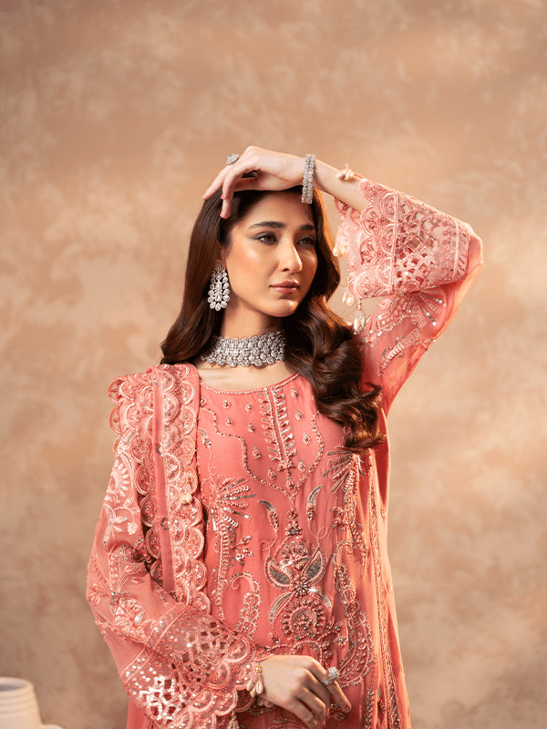 Zebtan | Zeenat Festive Collection | ZN-05 - Pakistani Designer Dress - by Zebtan | Type: Luxury - 100% Original at Saira Sultan