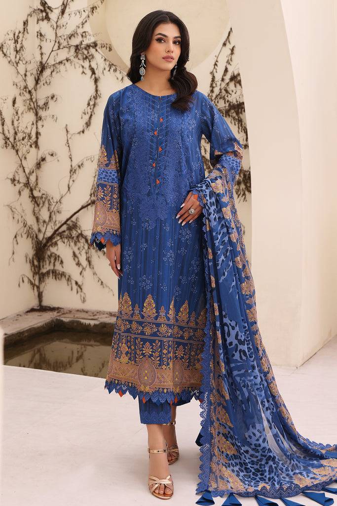 Charizma | Naranji Embroidered Lawn 24 | CN4-005 - Pakistani Designer Dress - by Charizma | Type: Luxury - 100% Original at Saira Sultan