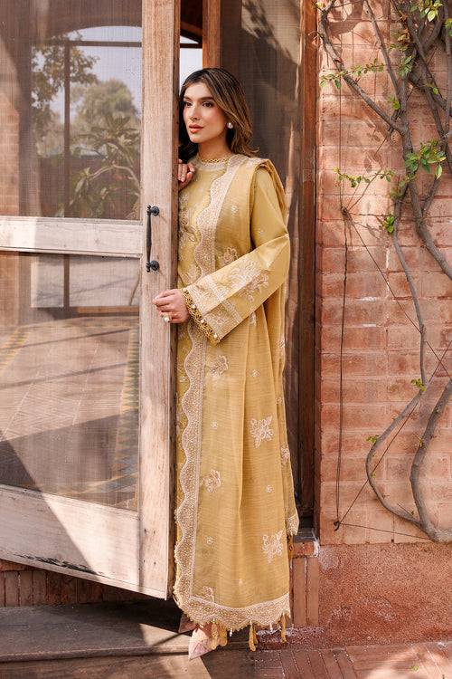 Farasha | Dastoor Embroidered Lawn SS24 | TUSCANY DREAM - Pakistani Designer Dress - by Farasha | Type: Luxury - 100% Original at Saira Sultan