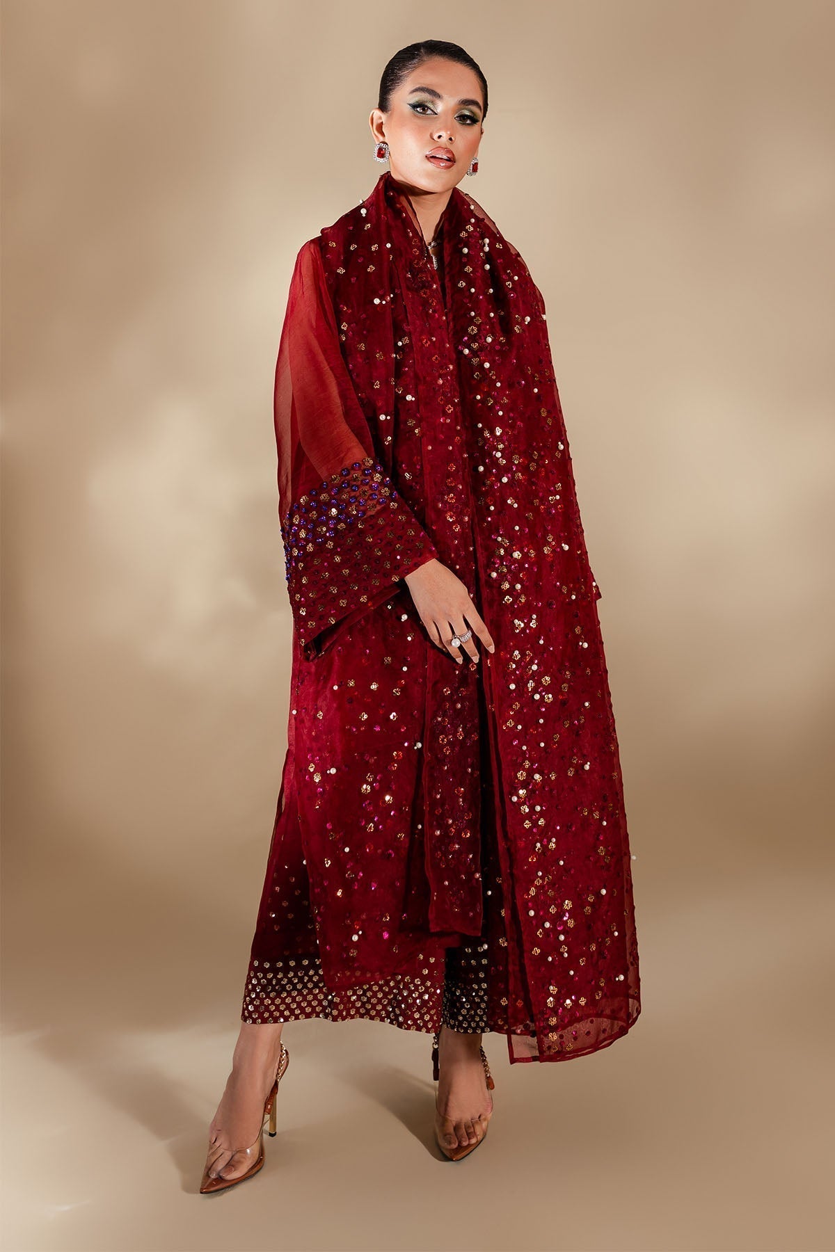 Nureh | Tiny Twinkles | LOVE STRUCK - Pakistani Designer Dress - by Nureh | Type: Formal - 100% Original at Saira Sultan