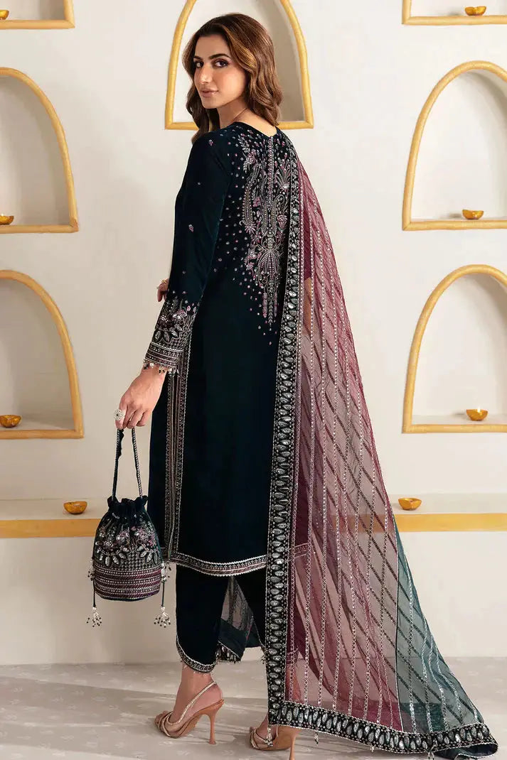 Jazmin | Velvet 23 | VF-2008 - Pakistani Designer Dress - by Jazmin | Type: Formal - 100% Original at Saira Sultan