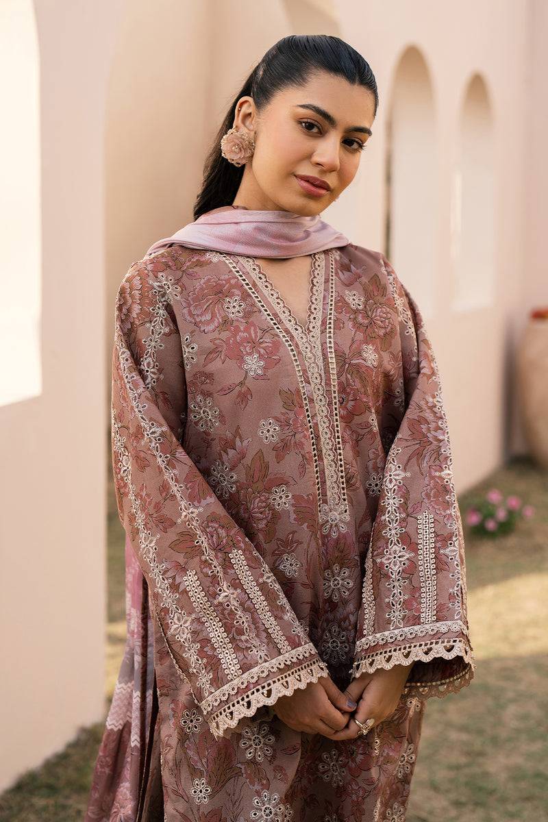 Baroque | Luxury Pret 24 | LAWN UF-602 - Pakistani Designer Dress - by Baroque | Type: Luxury - 100% Original at Saira Sultan