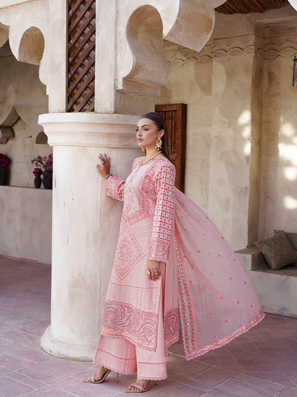 Zebtan | Zeenat Luxury Lawn Eid Collection | ZL 04 - Pakistani Designer Dress - by Zebtan | Type: Luxury - 100% Original at Saira Sultan