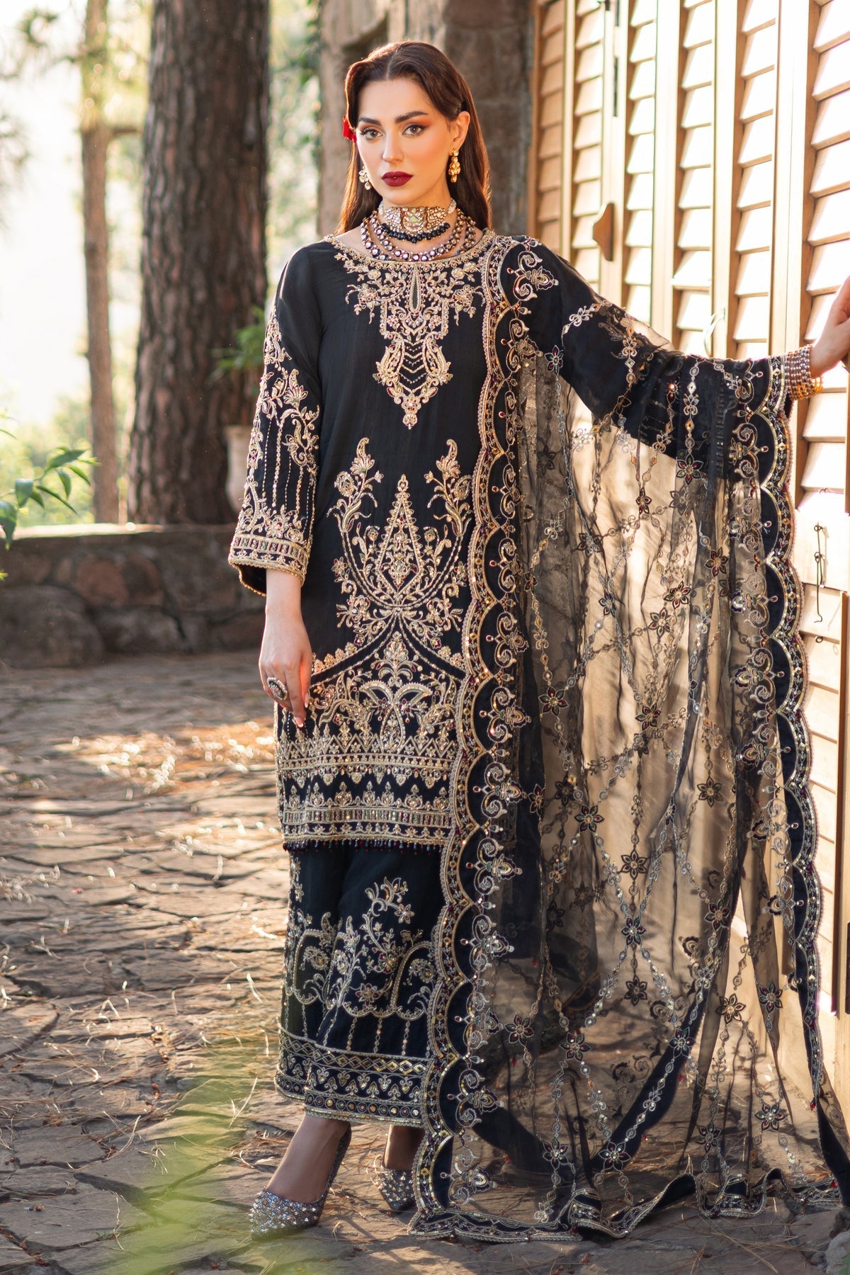 Naqshi | Samarkand Wedding Formals | Qamar - Pakistani Designer Dress - by Naqshi | Type: Bridal - 100% Original at Saira Sultan