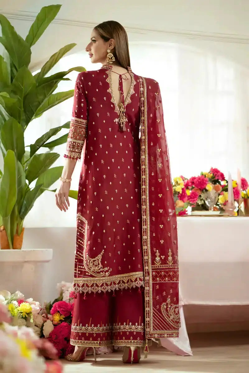 Qalamkar | Dilnaz Wedding Formals | DN-03 ZAINA - Pakistani Designer Dress - by Qalamkar | Type: Bridal - 100% Original at Saira Sultan