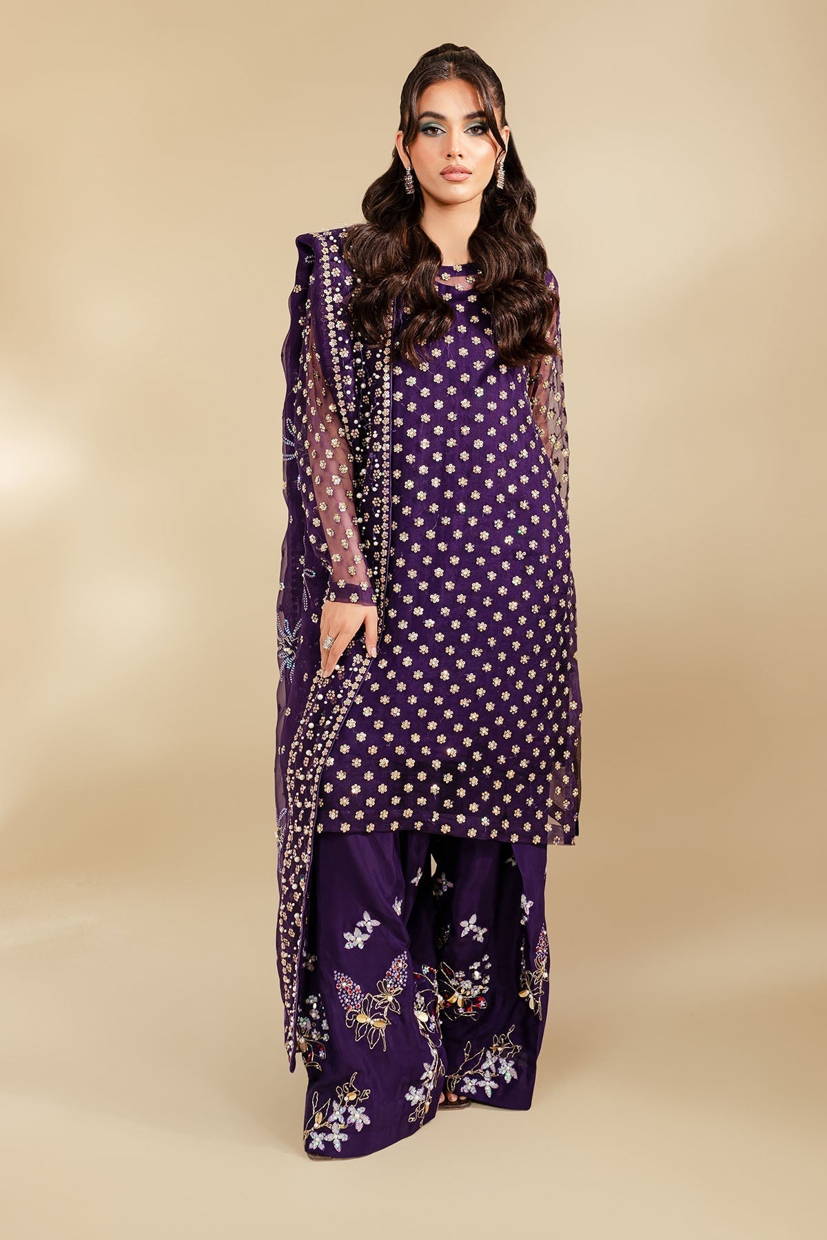 Nureh | Tiny Twinkles | WILD BEAUTY - Pakistani Designer Dress - by Nureh | Type: Formal - 100% Original at Saira Sultan