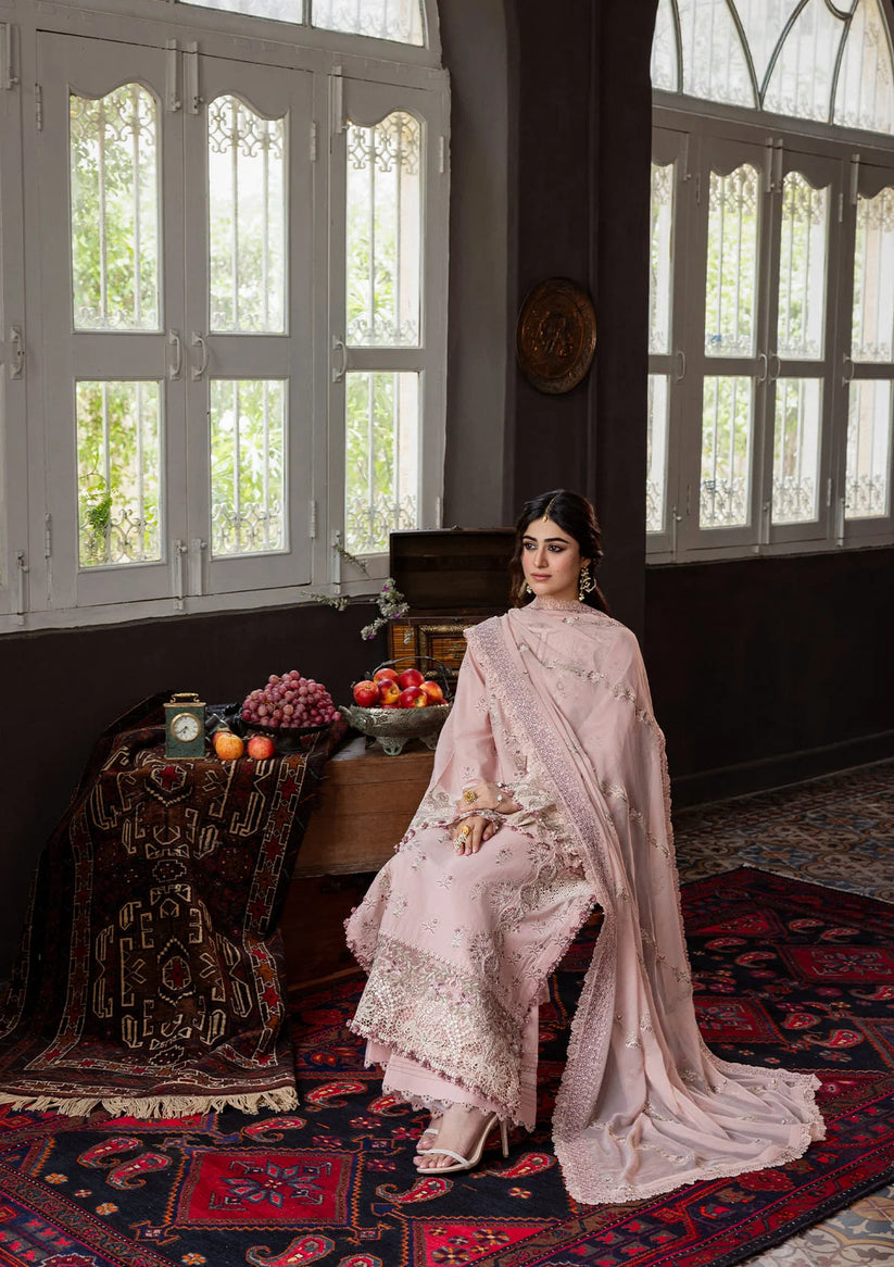 Kahf Premium | Kahf Karandi 25 | KKH-08 ROSABELLE - Pakistani Designer Dress - by Kahf Premium - Type : Ladies Clothes - 100% Original at Saira Sultan
