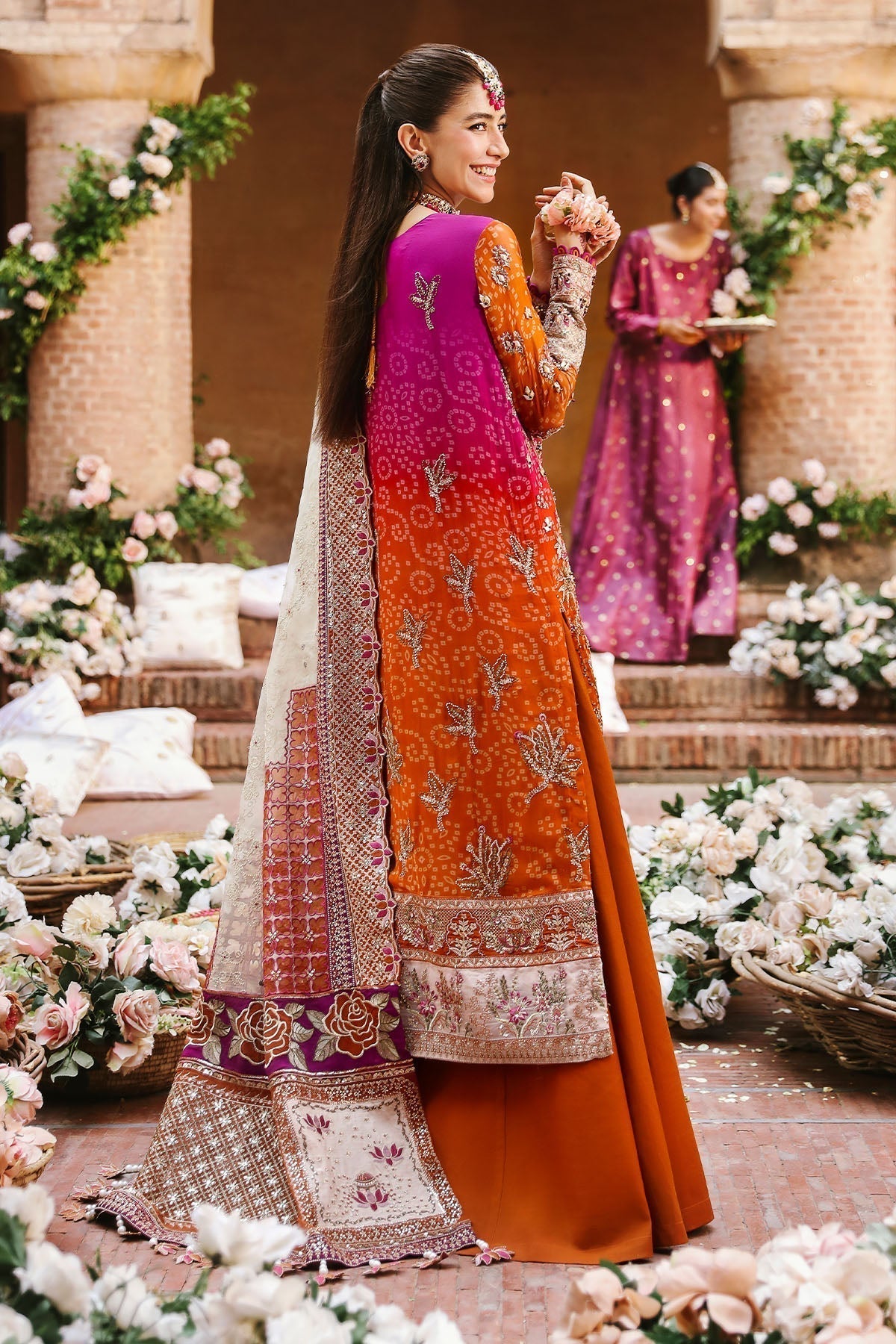 Nureh | Jhoomro Wedding Formals | NL-66 BANO - Pakistani Designer Dress - by Nureh | Type: Bridal - 100% Original at Saira Sultan