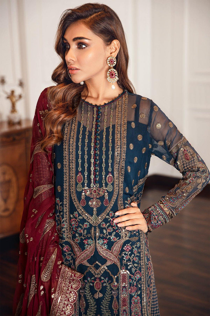 Jazmin | Formals Collection | CHIFFON UC-3049 - Pakistani Designer Dress - by Jazmin | Type: Formal - 100% Original at Saira Sultan