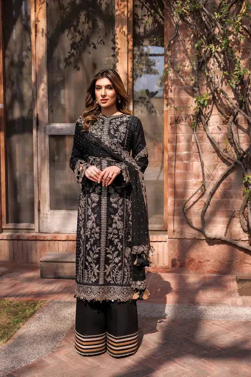 Farasha | Kaavish Lawn 24 | RAVEN AURA - Pakistani Designer Dress - by Farasha | Type: Luxury - 100% Original at Saira Sultan