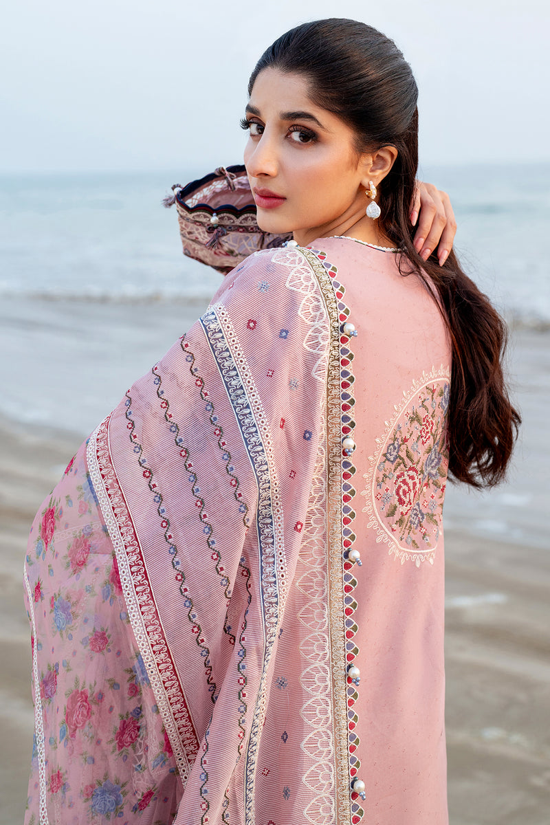 Jazmin | Shahkaar Luxury Lawn 25 | SL25-D2 S Brownish Pink Lawn