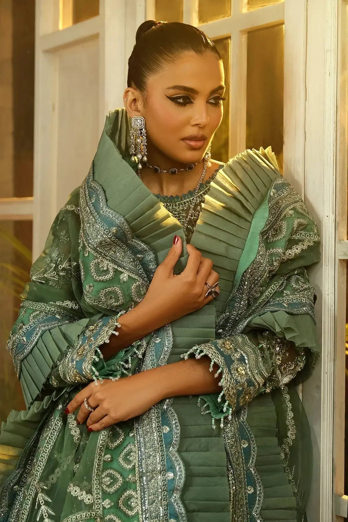 Mina Kashif | Kahani Luxury Formals 23 | Menara - Pakistani Designer Dress - by Mina Kashif | Type: Formal - 100% Original at Saira Sultan
