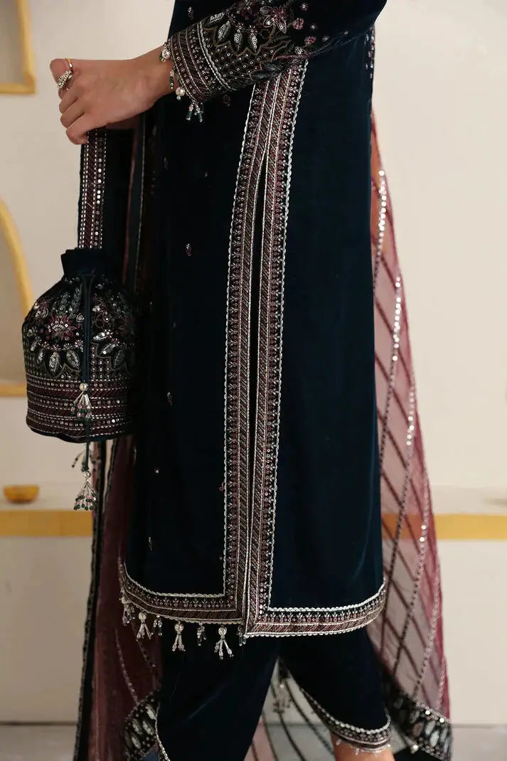 Jazmin | Velvet 23 | VF-2008 - Pakistani Designer Dress - by Jazmin | Type: Formal - 100% Original at Saira Sultan