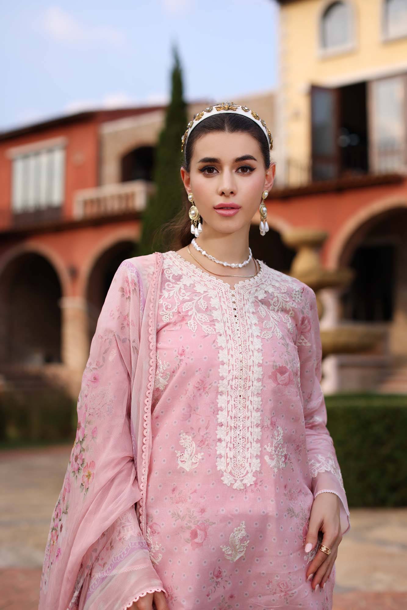 Noor by Saadia Asad | Eid Luxe Printkari 24 | D7 - Pakistani Designer Dress - by Noor by Saadia Asad | Type: Luxury - 100% Original at Saira Sultan