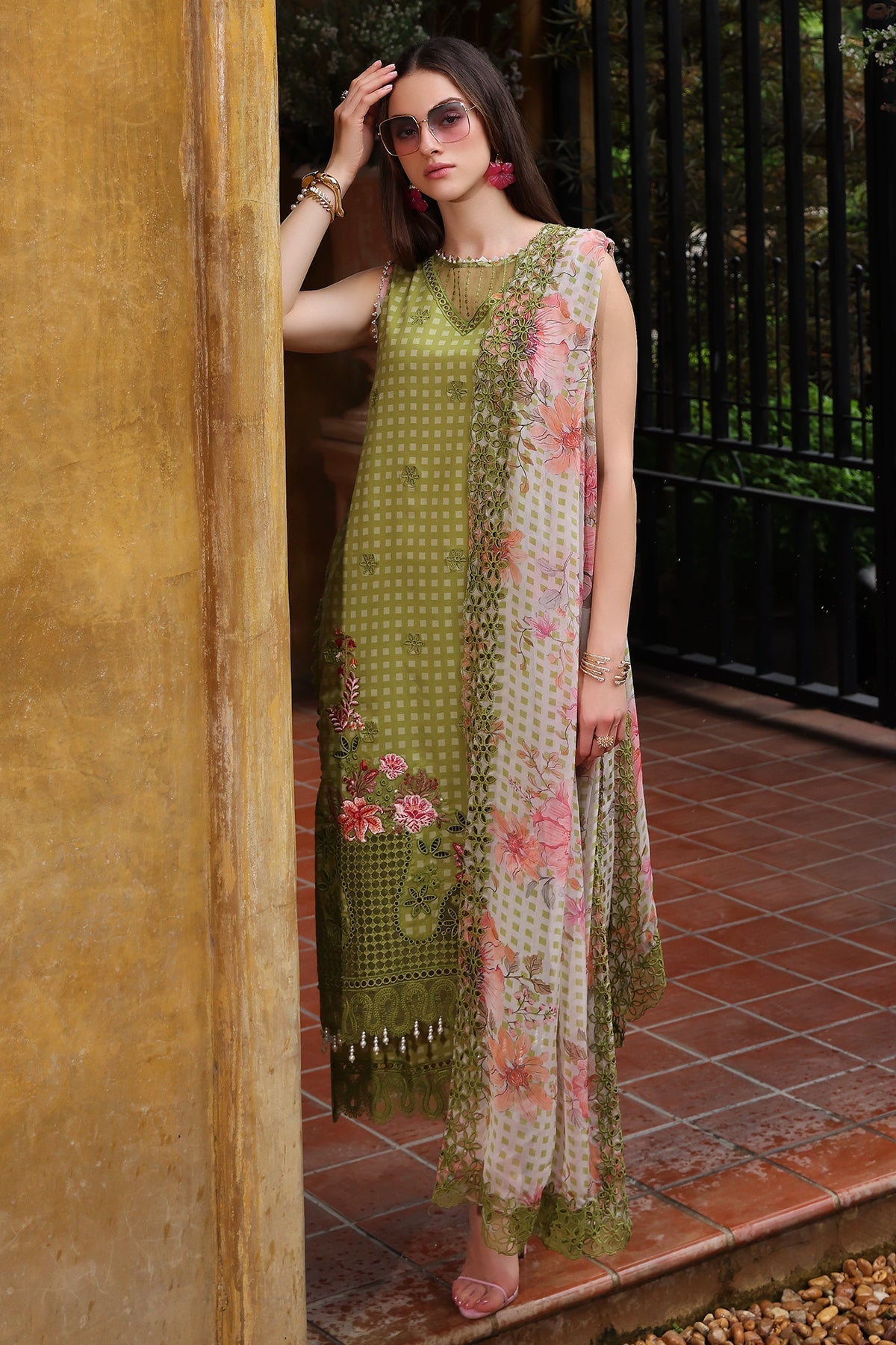 Charizma | Rang e Bahar | CRB5-08 L mendhi Lawn