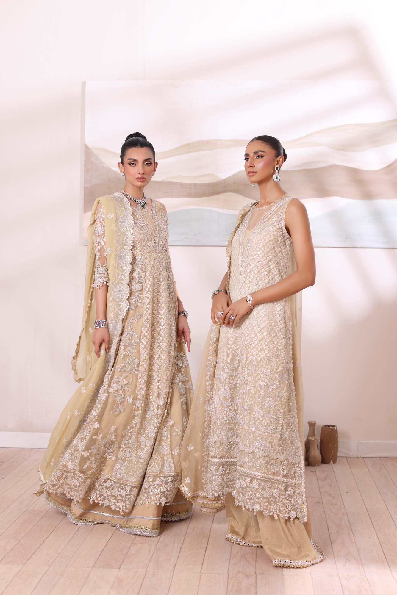Noor by Saadia Asad | Noor Chiffon De Luxe | D1 - Pakistani Designer Dress - by Noor by Saadia Asad | Type: Formal - 100% Original at Saira Sultan