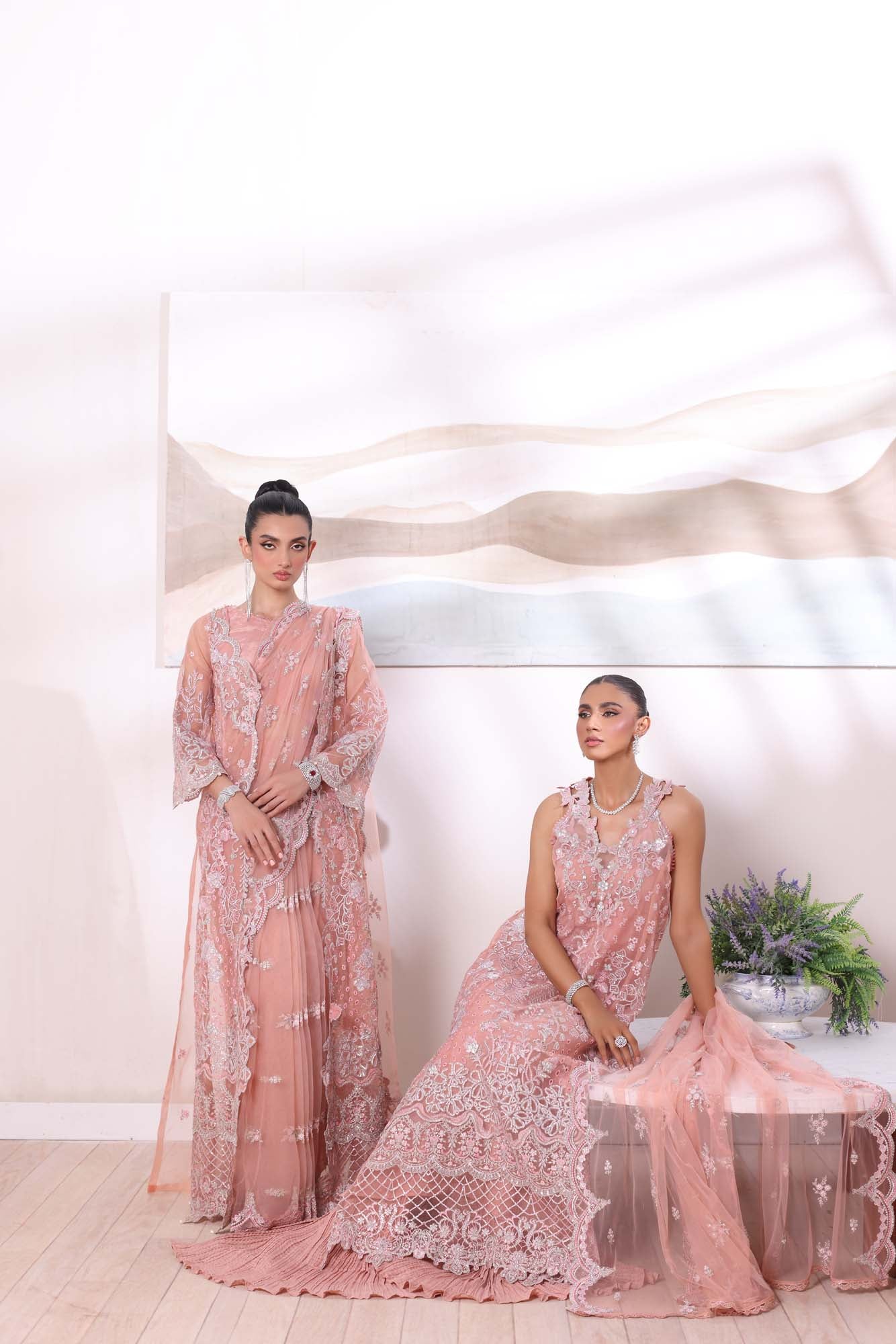 Noor by Saadia Asad | Noor Chiffon De Luxe | D6 - Pakistani Designer Dress - by Noor by Saadia Asad | Type: Formal - 100% Original at Saira Sultan