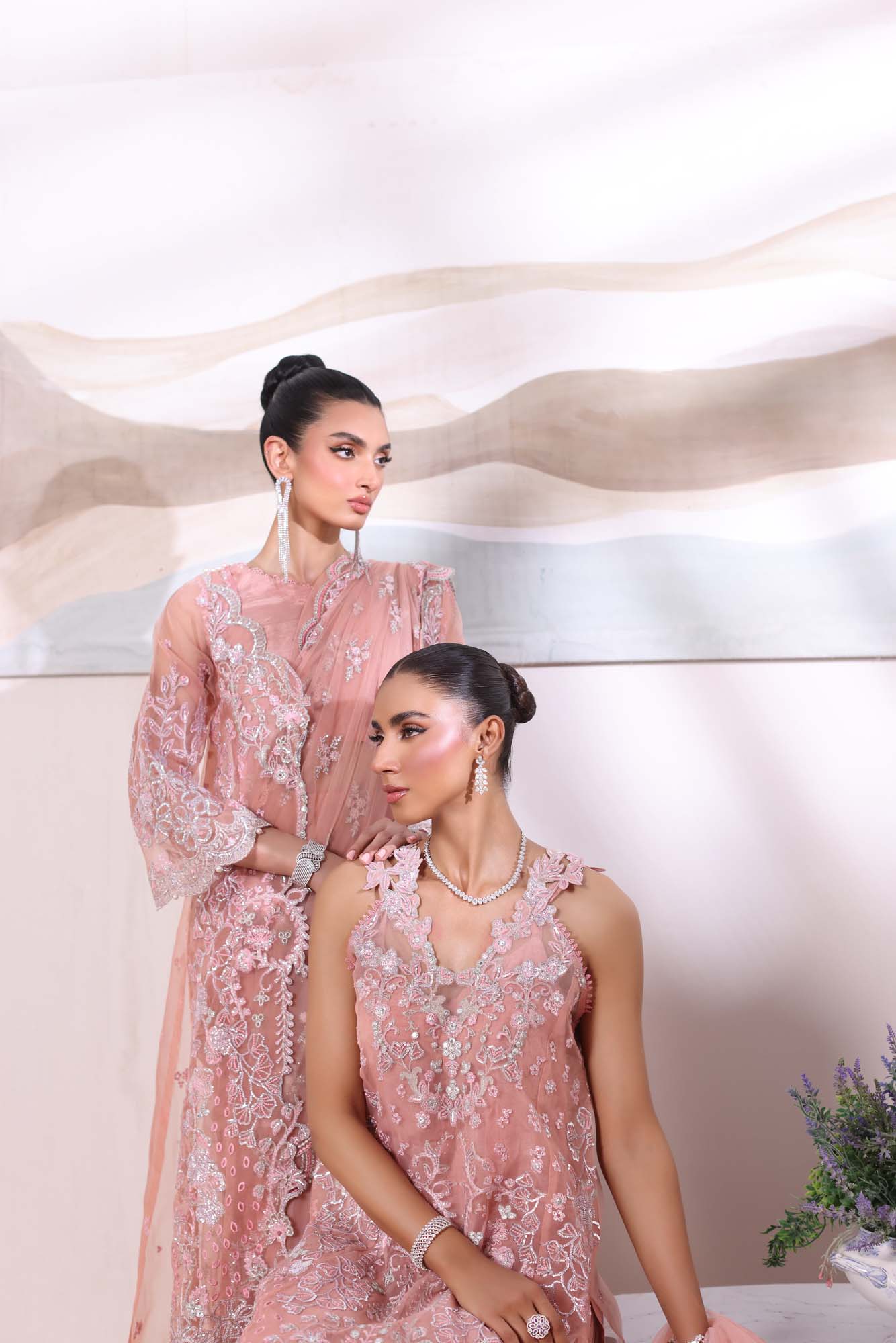 Noor by Saadia Asad | Noor Chiffon De Luxe | D6 - Pakistani Designer Dress - by Noor by Saadia Asad | Type: Formal - 100% Original at Saira Sultan