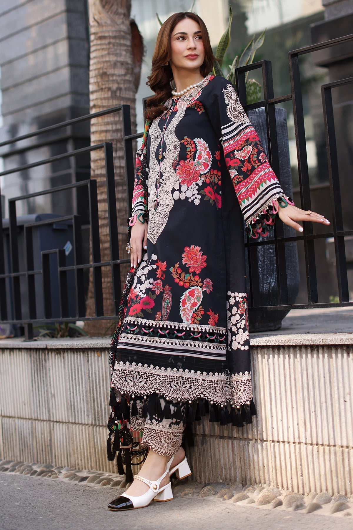 Charizma | Combination Lawn |CC5-21 XL Black Lawn