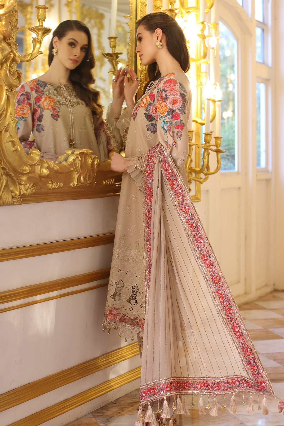 Charizma | Tabeer Eid Edition 25 | CT5-01 XL Beige Lawn