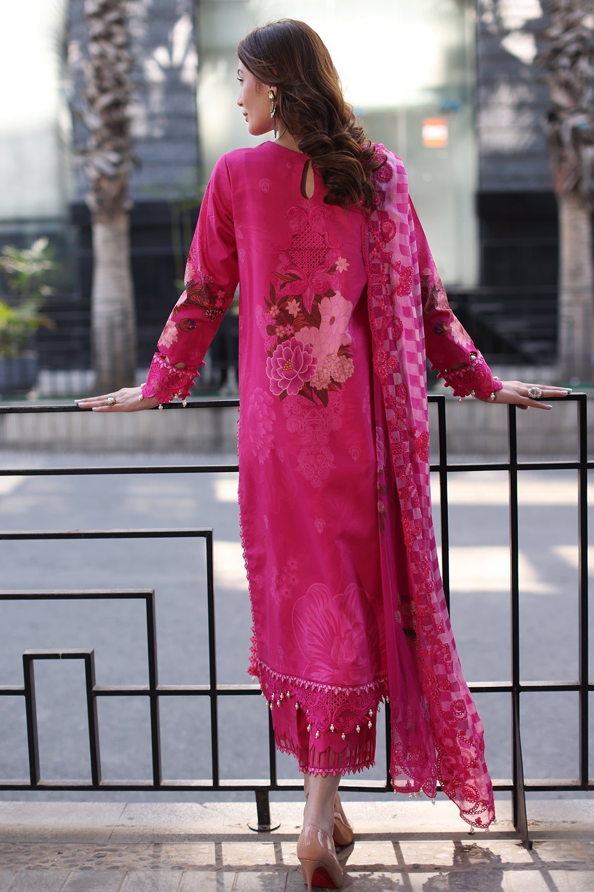 Charizma | Combination Lawn | CC5-24 S Brilliant Rose Lawn