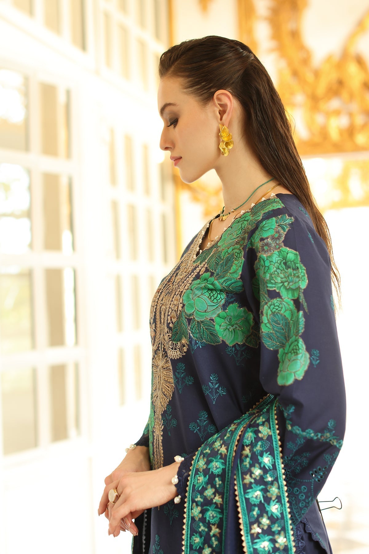 Charizma | Tabeer Eid Edition 25 | CT5-08 L Dark Blue Lawn