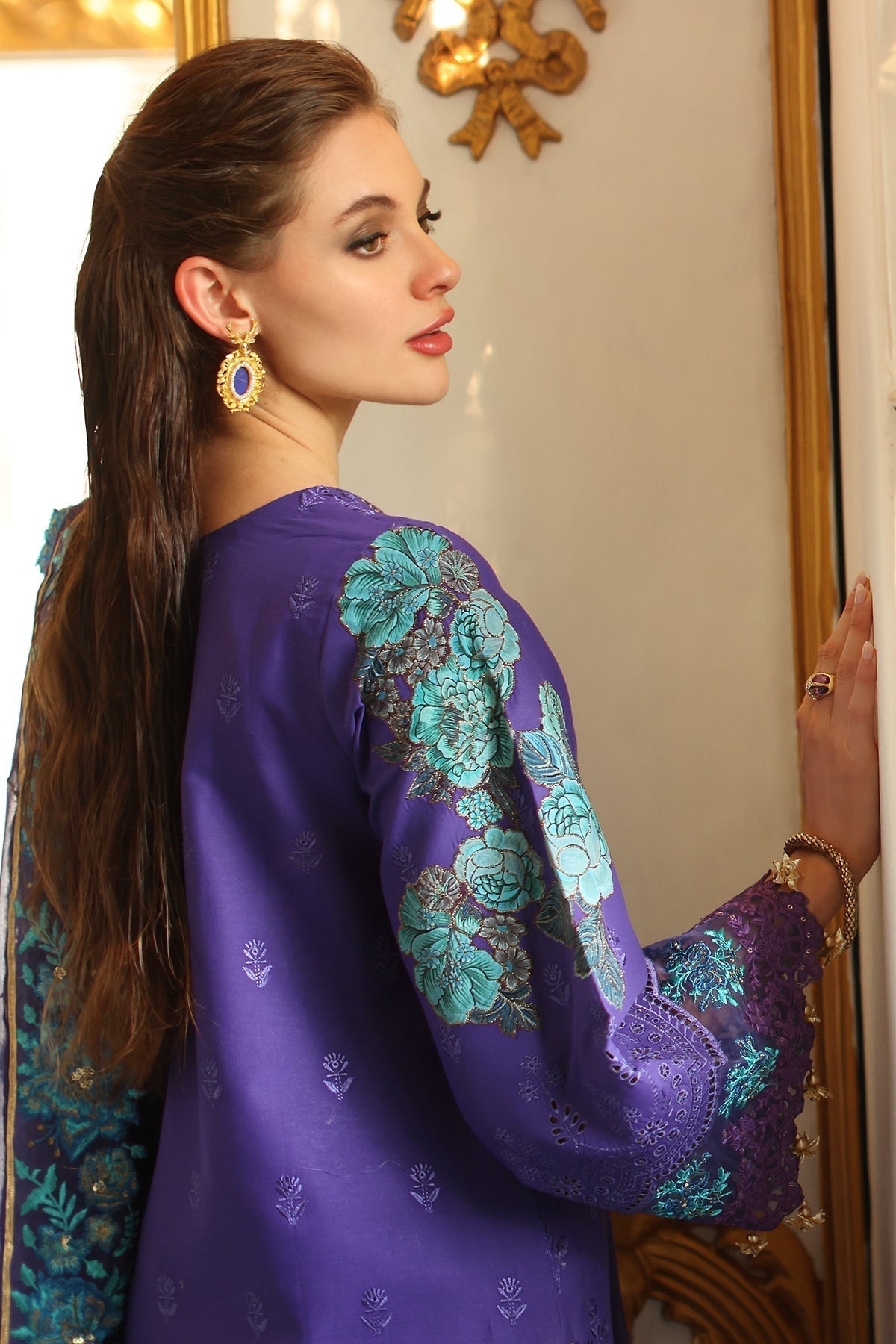 Charizma | Tabeer Eid Edition 25 | CT5-06 S Dark Lavender Lawn