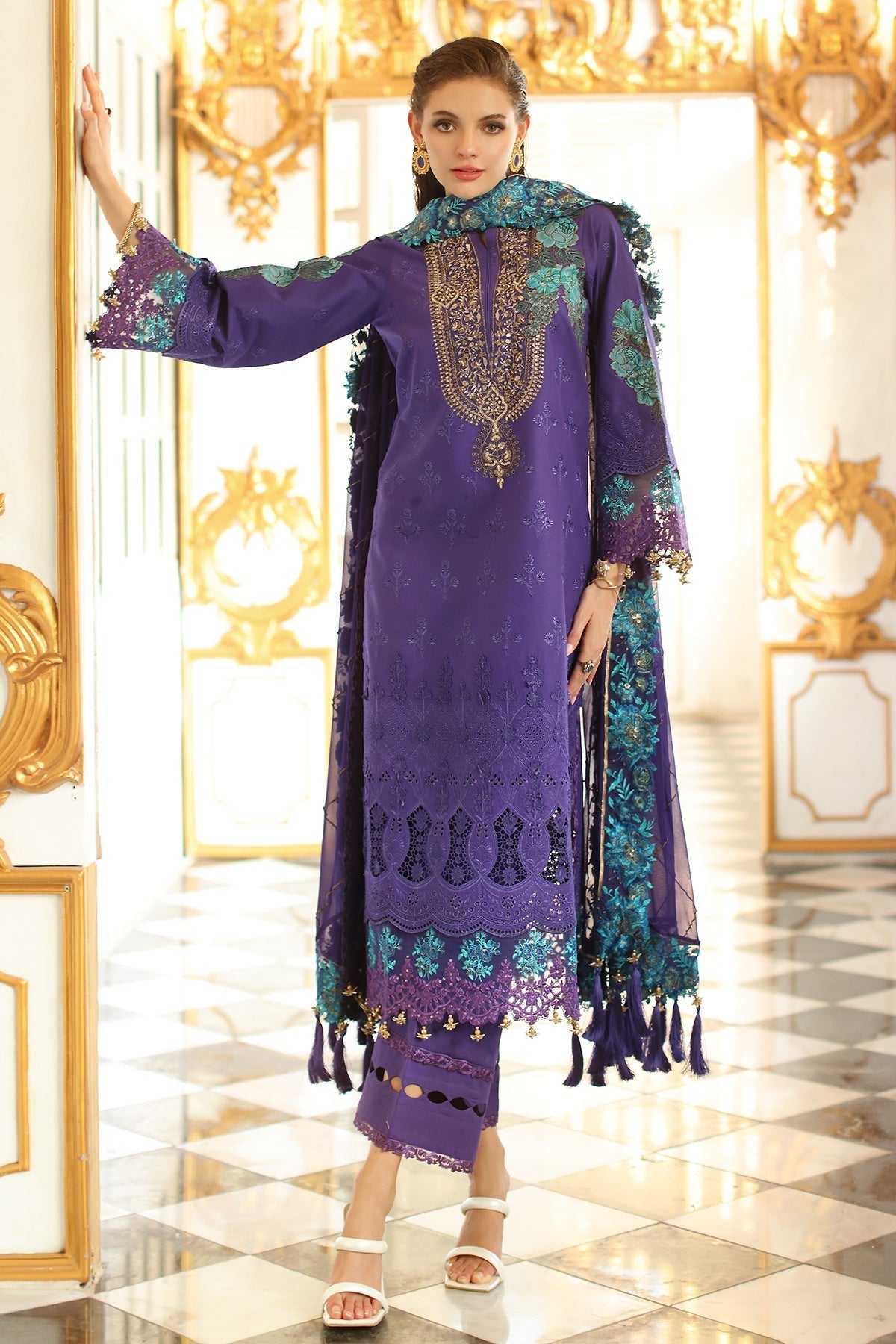 Charizma | Tabeer Eid Edition 25 | CT5-06 XS Dark Lavender Lawn