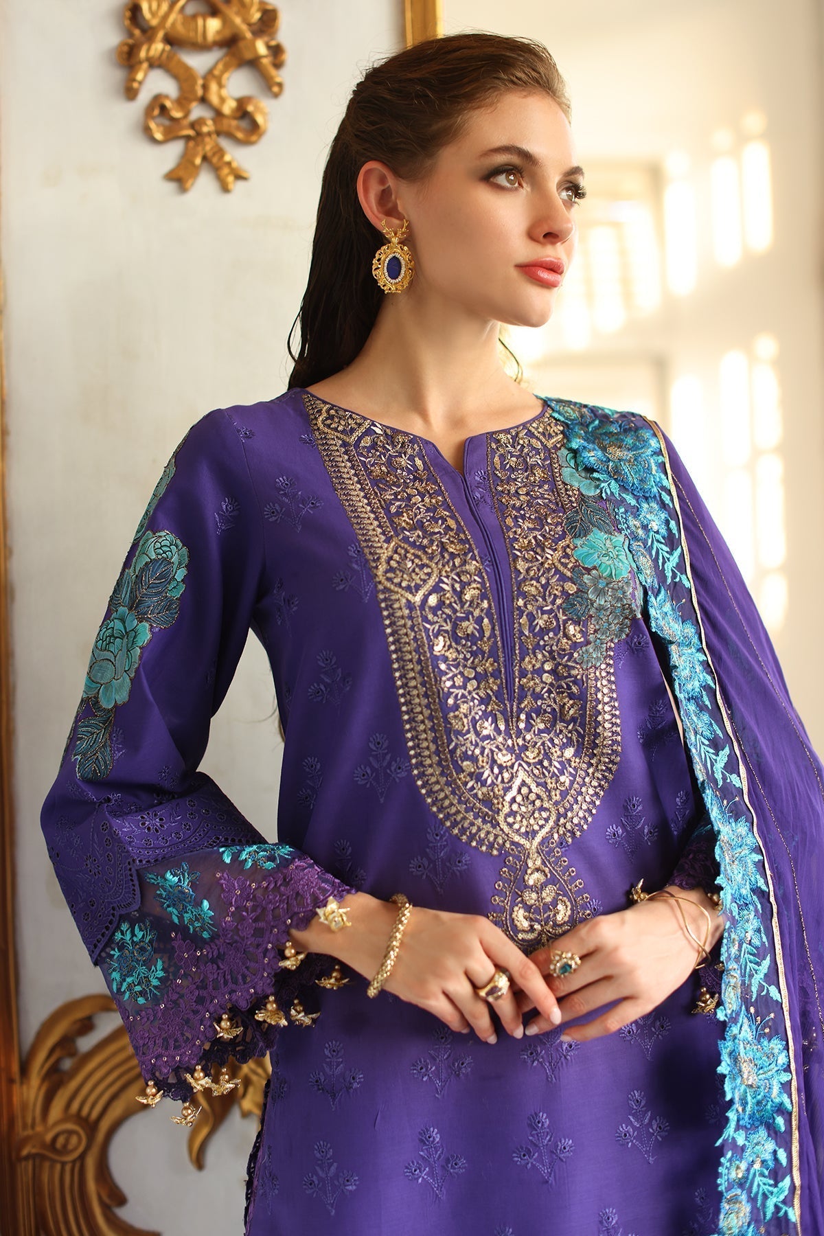 Charizma | Tabeer Eid Edition 25 | CT5-06 M Dark Lavender Lawn