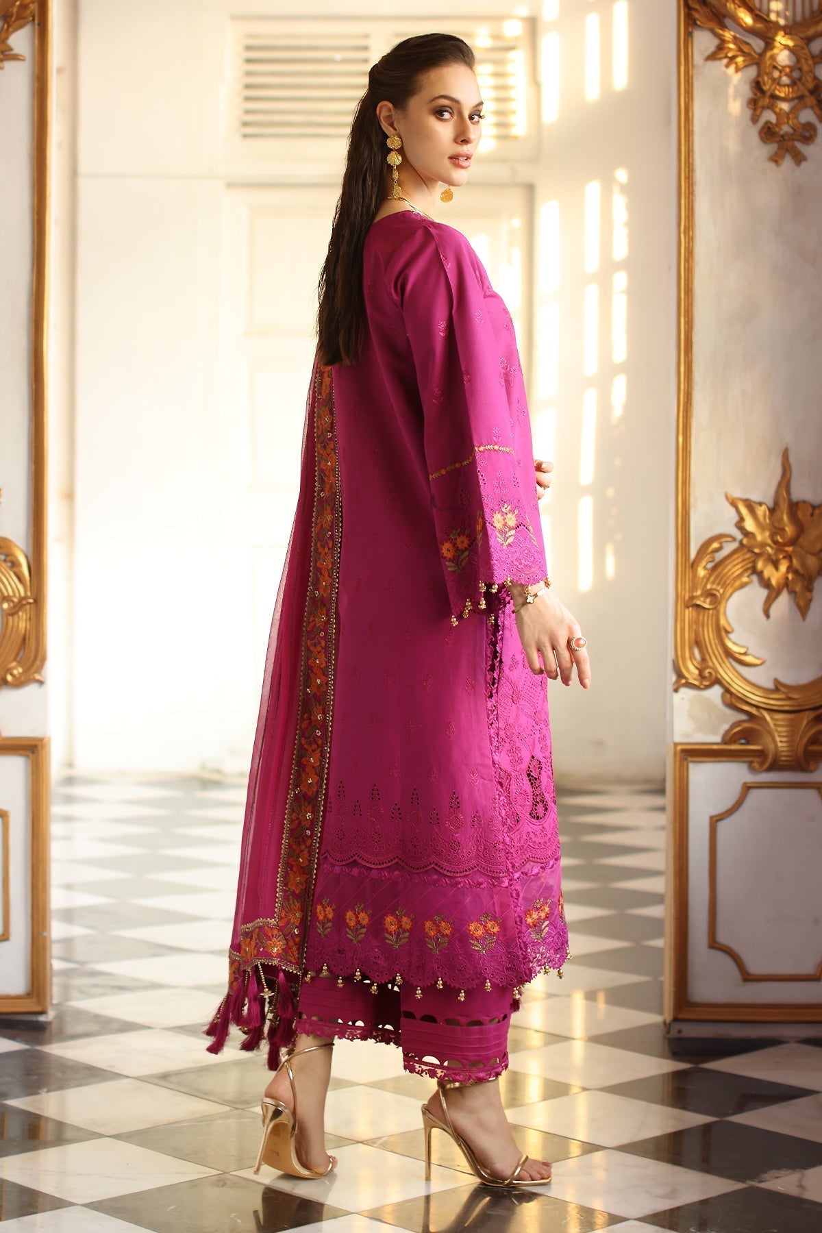 Charizma | Tabeer Eid Edition 25 | CT5-07 S Magenta Lawn