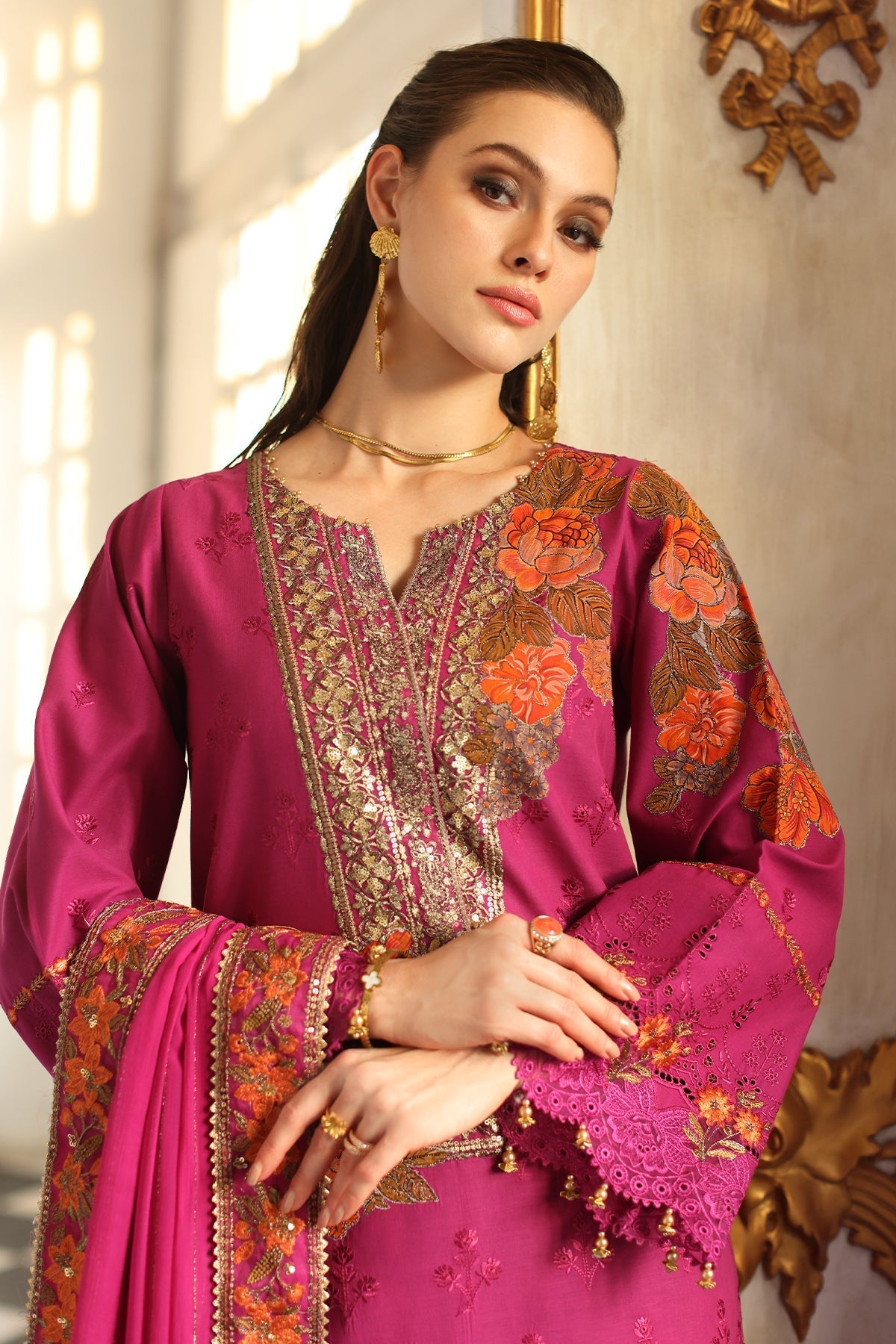 Charizma | Tabeer Eid Edition 25 | CT5-07 M Magenta Lawn