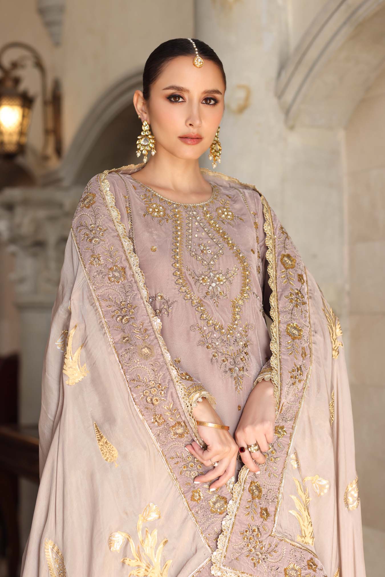 Noor by Saadia Asad | Handcrafted Velvet 25 | Khayal by Noor by Saadia Asad - Designer Dress - Type : Ladies Clothes - Available at Saira Sultan - 100% Original