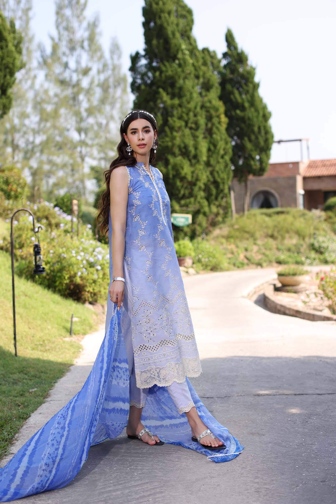 Noor by Saadia Asad | Eid Luxe Printkari 24 | D8 - Pakistani Designer Dress - by Noor by Saadia Asad | Type: Luxury - 100% Original at Saira Sultan