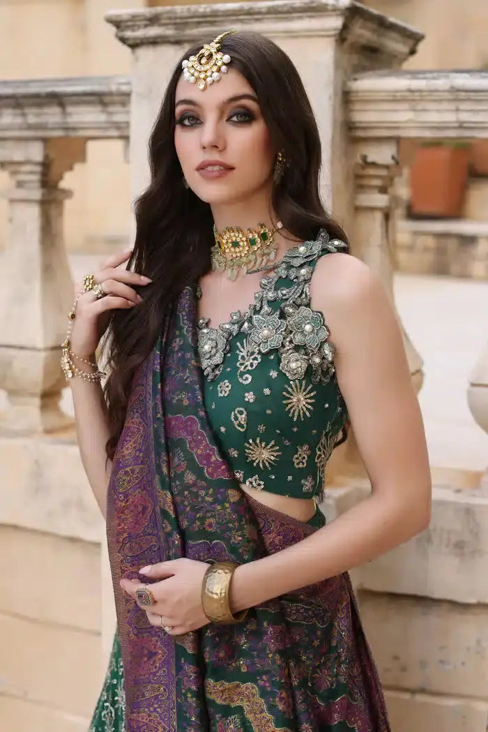 Noor by Saadia Asad | Kaani Wedding Formals 23 | D1 - Pakistani Designer Dress - by Noor by Saadia Asad | Type: Formal - 100% Original at Saira Sultan