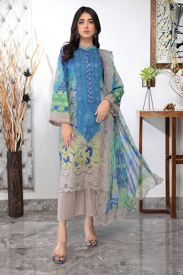 Charizma |Combination Lawn Collection | CC-24 - Pakistani Designer Dress - by Charizma | Type: Luxury - 100% Original at Saira Sultan