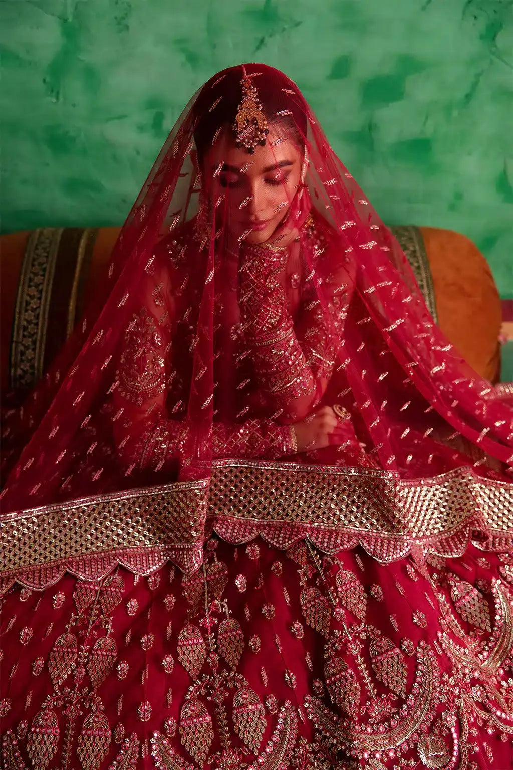 Afrozeh | Shehnai Wedding Formals 23 | Gulabposh - Pakistani Designer Dress - by Afrozeh | Type: Bridal - 100% Original at Saira Sultan