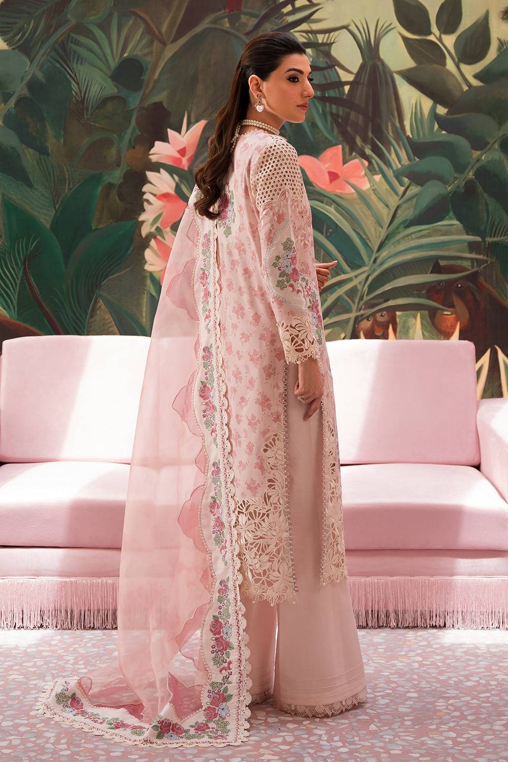 Afrozeh | The Pinted Grden Lawn 24 | Daisy Dream - Pakistani Designer Dress - by Afrozeh | Type: Luxury - 100% Original at Saira Sultan