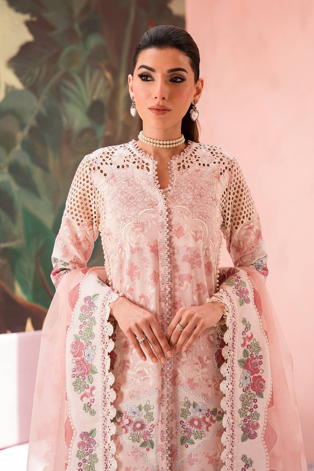 Afrozeh | The Pinted Grden Lawn 24 | Daisy Dream - Pakistani Designer Dress - by Afrozeh | Type: Luxury - 100% Original at Saira Sultan