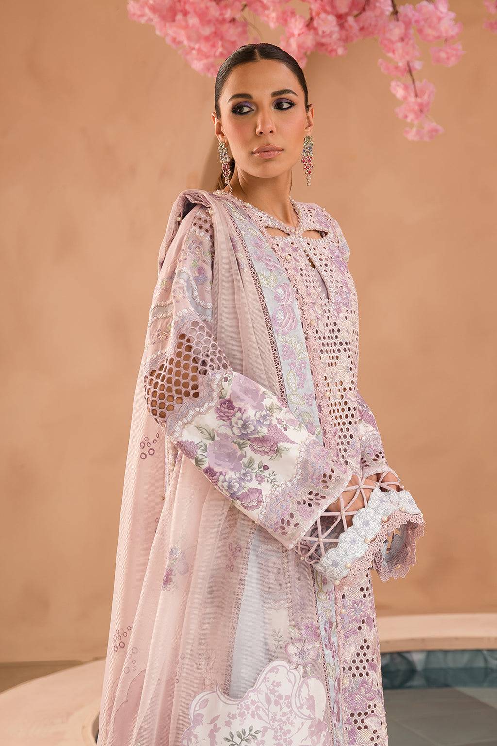 Afrozeh | The Pinted Grden Lawn 24 | Honeysuckle - Pakistani Designer Dress - by Afrozeh | Type: Luxury - 100% Original at Saira Sultan